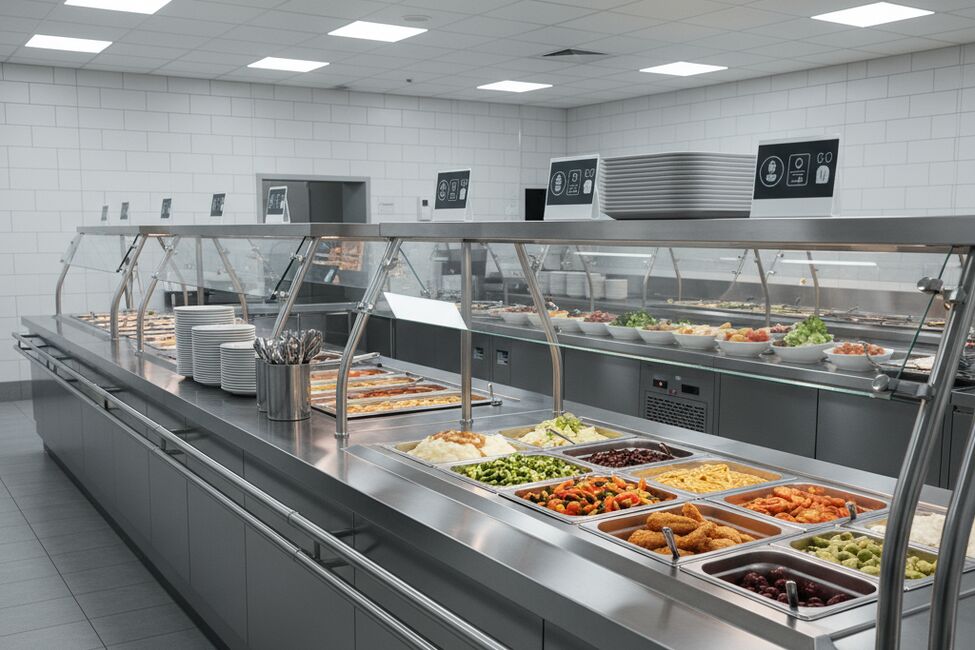 Геометрия гостеприимства: прямая, угловая или островная — какую линию раздачи выбрать