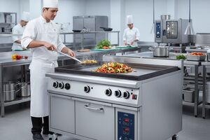 Когда плиты уже не справляются: для каких предприятий создана промышленная сковорода