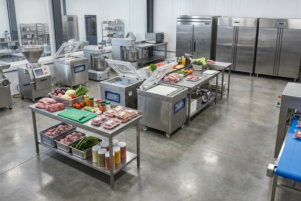 От фарша до упаковки: какое оборудование нужно для цеха по производству полуфабрикатов