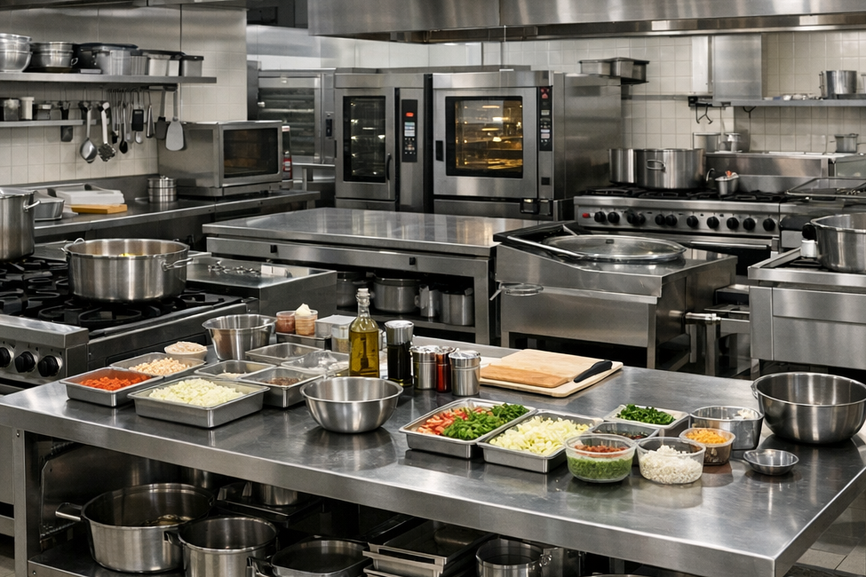 Чтобы блестело как новое: полное руководство по уходу за кухонным оборудованием из нержавеющей стали