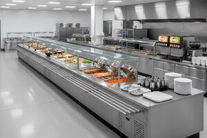 Как накормить 500 человек за час: детальный разбор линии раздачи