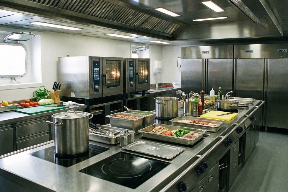 Законы моря, а не суши: почему обычное оборудование не выживет на камбузе