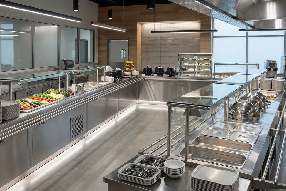 Продающая витрина: как правильная выкладка блюд на линии раздачи увеличивает средний чек