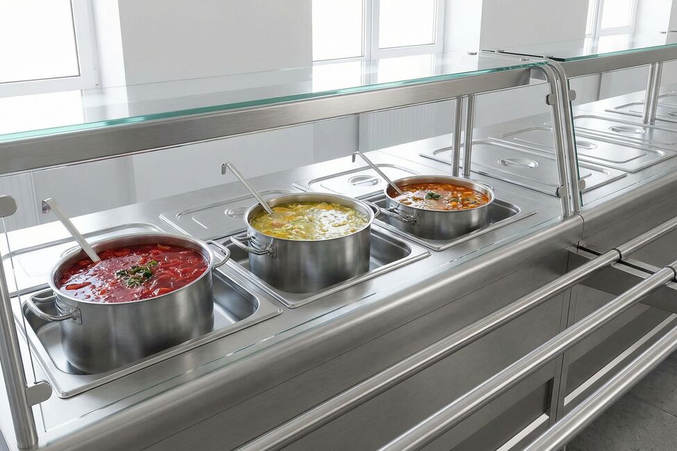 Выбор суповой станции: 2 конфорки, 3 конфорки или комбинированный мармит — что нужно вашей столовой