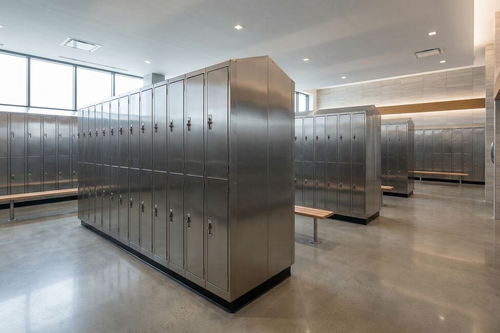 Раздевалка для персонала: как выбрать правильный металлический шкаф для одежды