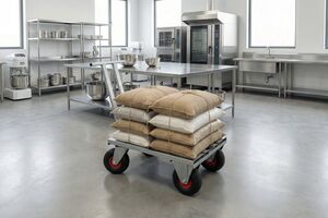 Три богатыря на колесах: какую производственную тележку выбрать для вашей кухни