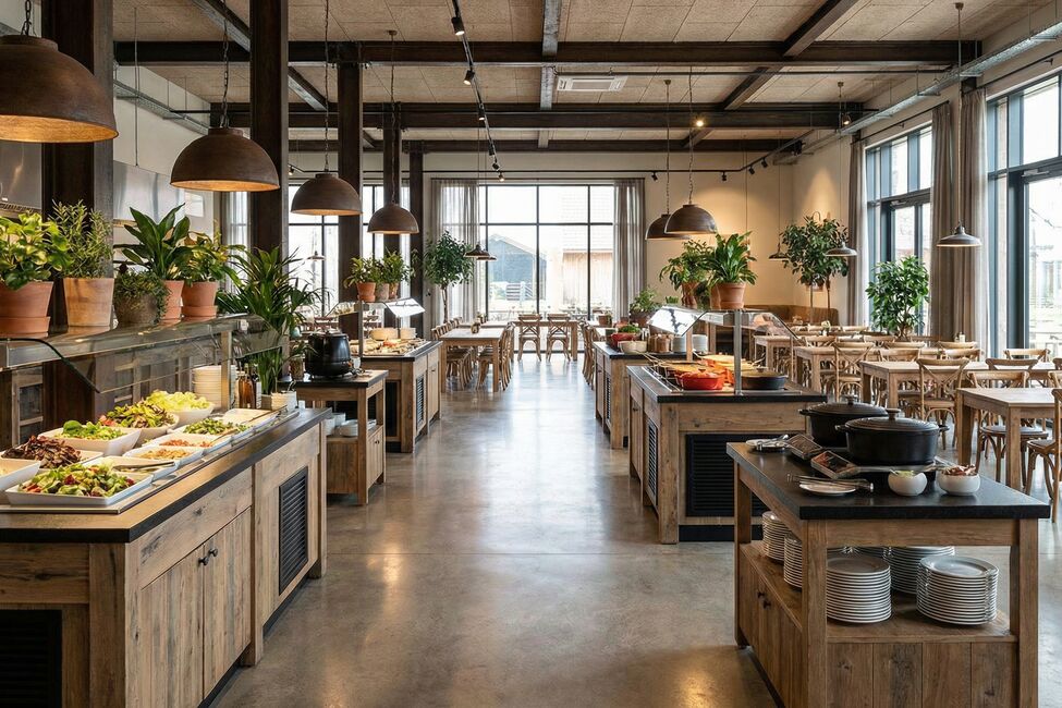 Свобода выбора: как спроектировать кухню и зал для ресторана формата Free-Flow