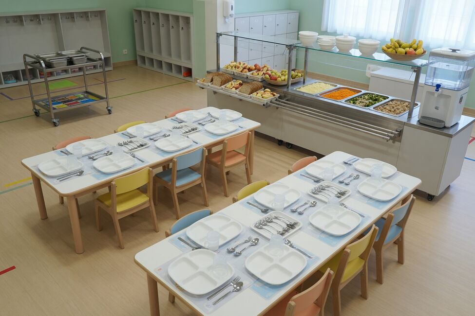 Комплектация кухни для частного детского сада