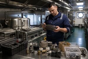 Расчет запаса ЗИП для камбузного оборудования перед уходом в дальний рейс